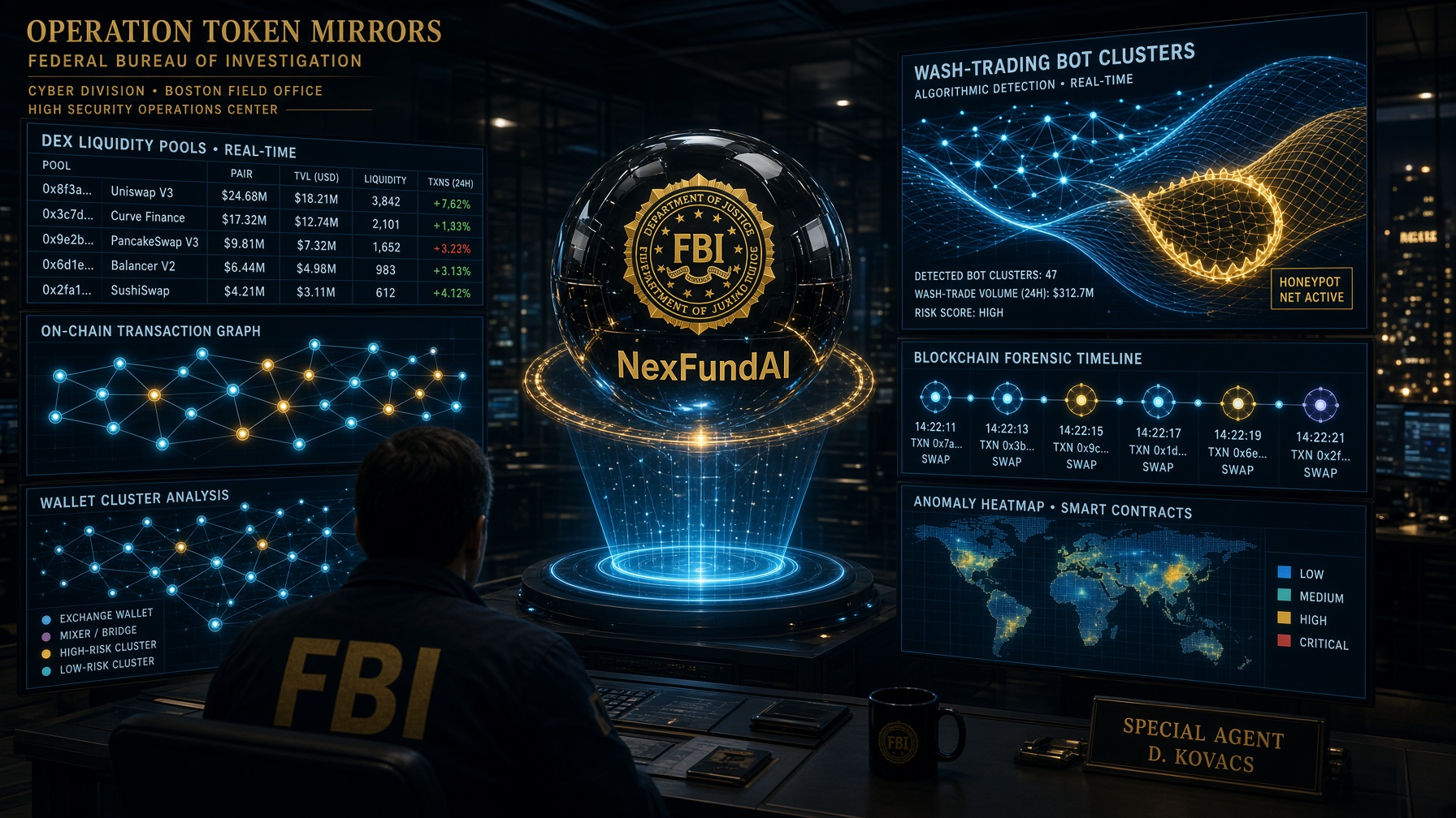 Operación Token Mirrors: Cuando el FBI creó su propia memecoin para cazar a los creadores de mercado