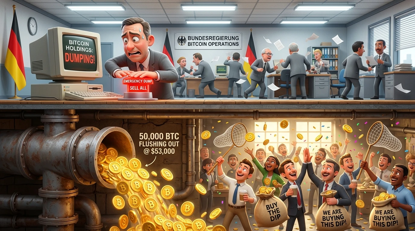The German Government's 50,000 Bitcoin Panic Dump & The $2 Billion Paper Regret