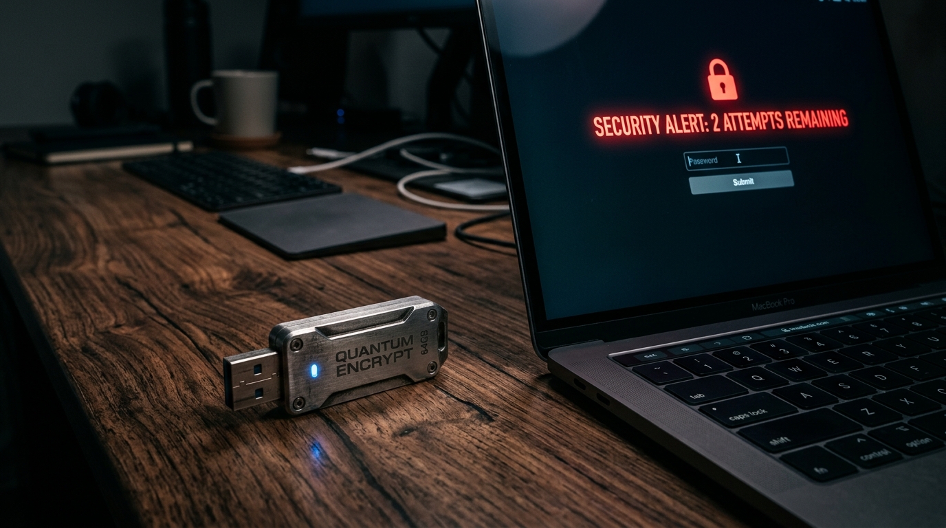 A solo dos intentos del abismo: Los 7.002 bitcoins atrapados en una memoria IronKey