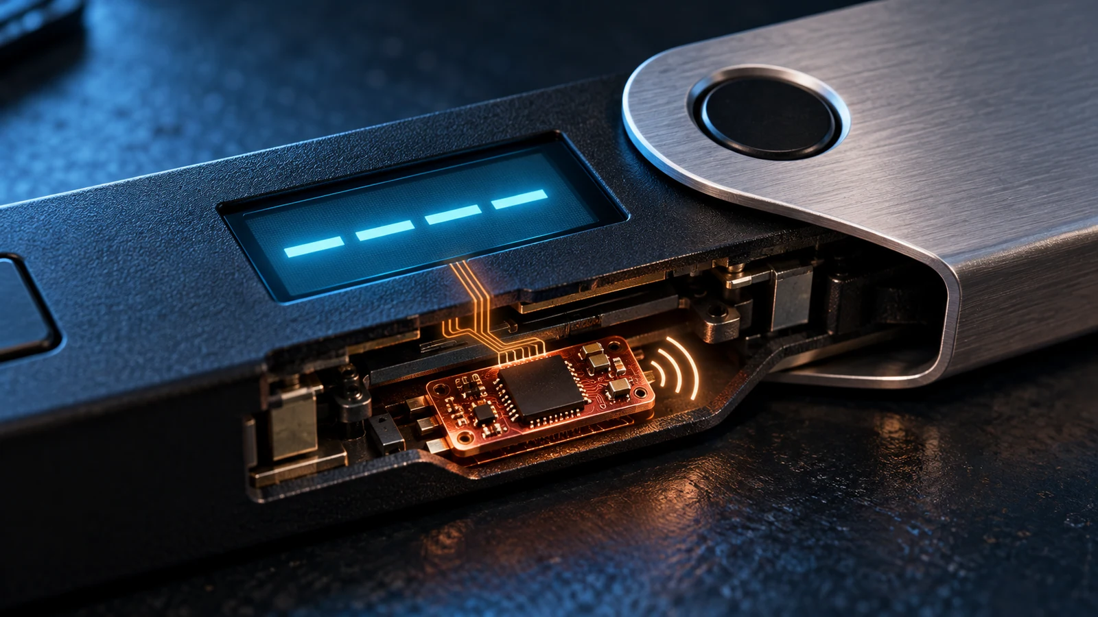 Ledgerの復元フレーズを盗み見たチップ
